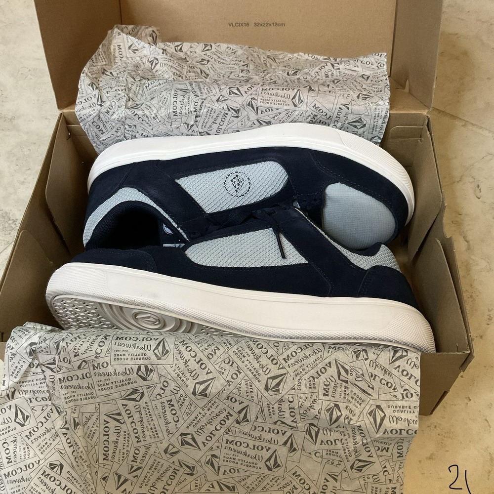 Volcom Evolve EH Navy & Gray Size Men's 9 Wide Composite Toe